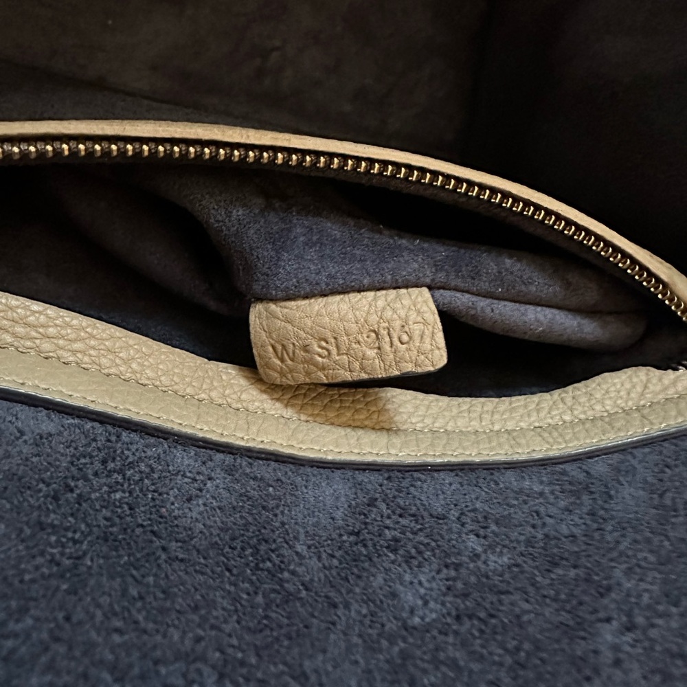 CELINE Grained Calfskin Medium Phantom Luggage in Light Beige - Picture 11 of 12